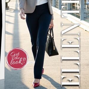 Ellen Tracy straight leg Trouser Pants - Large